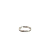 14k White Gold .25ct G SI1 Round Diamond Wedding Band